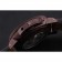 Panerai Luminor sommergibile quadrante nero cinturino in pelle marrone cassa marrone
