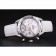 Omega Speedmaster cronografo quadrante bianco cinturino in pelle bianca 622452