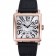 Franck Muller Master Square Quadrante bianco Cassa in oro Cinturino in pelle nera 622354