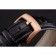 Chopard Mille Miglia GTS con quadrante nero cassa in oro e bracciale in pelle nera 1454001