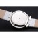 Omega orologio da donna quadrante bianco con gioielli cassa in acciaio inossidabile cinturino in pelle bianca 622817