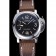 Panerai Luminor Marina Bracciale in pelle marrone con lunetta in acciaio inossidabile 622.314