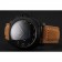 Svizzero Panerai Luminor GMT Carbotech quadrante nero cinturino in pelle marrone cassa nera