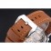 Panerai Radiomir cassa in acciaio inossidabile spazzolato quadrante nero cinturino in pelle marrone