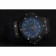 Hublot Big Bang quadrante in carbonio con cassa in carbonio con segni blu e cinturino in caucciù nero 622774