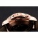 Panerai Luminor 1950 3 Days Chrono Flyback quadrante nero cassa in oro rosa cinturino in pelle nera