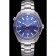 Bracciale in acciaio inossidabile con quadrante blu Omega Seamaster 622038