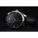 Omega Tresor Master Co-Axial quadrante nero cassa in acciaio inossidabile cinturino in pelle nera