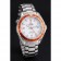 Omega Seamaster GMT quadrante bianco cassa in acciaio inossidabile con lunetta arancione 622718