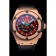 Swiss Hublot Big Bang Limited Edition quadrante nero e rosso Cassa in oro Cinturino in pelle nera 62289