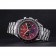 Cinturino in acciaio inossidabile Omega Speedmaster rosso grigio 622054
