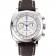Swiss Panerai Radiomir 1940 cronografo quadrante bianco cassa in acciaio inossidabile cinturino in pelle marrone