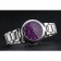 Omega Ladymatic quadrante viola bracciale in acciaio inossidabile 622459