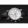 Cronografo Omega Seamaster Vintage quadrante bianco con indici delle ore blu Cassa in acciaio inossidabile Cinturino in pelle nera