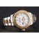 Rolex Yacht-Master quadrante bianco lunetta in oro cassa in acciaio inossidabile bracciale bicolore