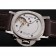 Svizzero Panerai Luminor quadrante nero cassa in acciaio inossidabile cinturino in pelle marrone 1453854