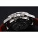 Omega Speedmaster quadrante nero cassa in acciaio inossidabile cinturino in pelle marrone 622806
