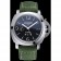 Panerai Luminor GMT cinturino in pelle verde con lunetta in acciaio inossidabile 622.318