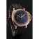 Panerai Radiomir 8 giorni cronografo quadrante nero con diamanti lunetta cassa in oro rosa cinturino in pelle nera 1453798