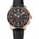 Chopard Mille Miglia GTS con quadrante nero cassa in oro e bracciale in pelle nera 1454001