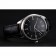 Omega Tresor Master Co-Axial quadrante nero cassa in acciaio inossidabile cinturino in pelle nera
