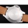 Cassa in acciaio inossidabile spazzolato Panerai Luminor quadrante marrone cinturino in pelle marrone