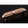 Piaget Emperador Limited Edition quadrante bianco inciso cassa in oro rosa Bracciale in pelle marrone 1454140
