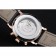 Omega De Ville Moonphase quadrante bianco Bracciale in pelle nera cassa in oro rosa 1454227