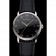 Blancpain Villeret Ultra Slim con quadrante nero cassa in acciaio inossidabile e cinturino in pelle nera