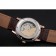 Omega DeVille Prestige Small Seconds quadrante bianco Bracciale in pelle marrone cassa in oro 622.603