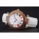 Franck Muller Double Mistery 4 Saisons quadrante bianco cassa in oro rosa cinturino in pelle bianca