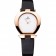Orologio da donna Omega quadrante bianco cassa in oro cinturino in pelle nera 622820
