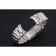 Bracciale a maglie in acciaio inossidabile satinato Omega 622484