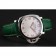 Panerai Radiomir quadrante bianco cassa in acciaio cinturino in pelle verde 1453804