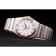 Omega Swiss Constellation Jewelry Quadrante bianco con cassa in oro rosa con stemma radiale