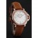 Panerai Radiomir quadrante bianco diamante lunetta cassa in oro rosa cinturino in pelle scamosciata marrone 1453799
