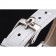Omega De Ville Prestige Small Seconds quadrante bianco lunetta con diamanti Cassa in acciaio inossidabile Cinturino in pelle bianca