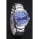 Bracciale in acciaio inossidabile con quadrante blu Omega Seamaster 622038