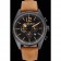Bell e Ross BR126 Flyback quadrante nero cassa nera numeri d'oro cinturino in pelle scamosciata marrone