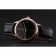 Omega DeVille Prestige Small Seconds quadrante nero Cassa in oro Bracciale in pelle nera 622.602