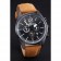 Bell e Ross BR126 Flyback quadrante nero Cassa nera Cinturino in pelle scamosciata marrone