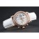Omega Speedmaster cronografo quadrante bianco cassa in oro con diamanti Bracciale in pelle bianca 622455