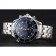 Swiss Omega Seamaster Chronograph 300m quadrante blu con cassa e bracciale in acciaio inossidabile con lunetta blu
