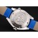 Omega Seamaster Planet Ocean quadrante blu bracciale in pelle blu 622538
