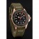 Rolex Yacht Master quadrante nero cinturino in pelle verde lunetta verde cassa in oro rosa 1453862