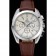 Omega Seamaster Aqua Terra cronografo quadrante avorio bracciale in pelle marrone 622529