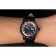 Mido Multifort Cinturino in pelle nera Croco Quadrante nero-argento 80296