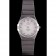 Swiss Lady Omega Constellation Crystal lunetta incrostata Quadrante radiale argento 80291