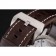 Svizzero Panerai Luminor quadrante nero cassa in acciaio inossidabile cinturino in pelle marrone 1453854