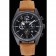 Bell e Ross BR126 Flyback quadrante nero Cassa nera Cinturino in pelle scamosciata marrone